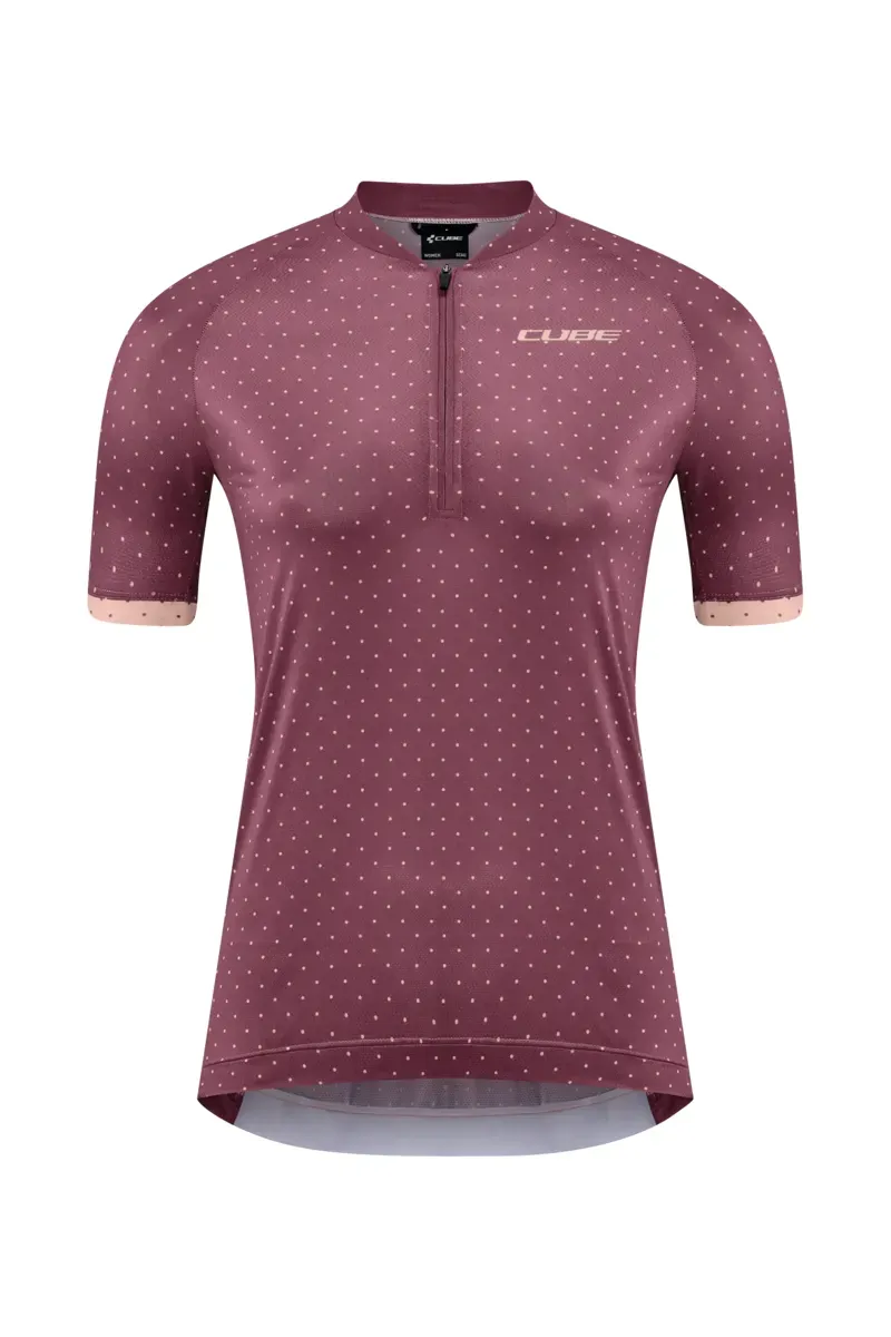 CUBE ATX WS JERSEY HALF ZIP CMPT S/S