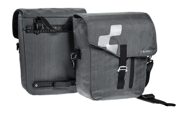 2020 Cube City Cycling Panniers in Grey