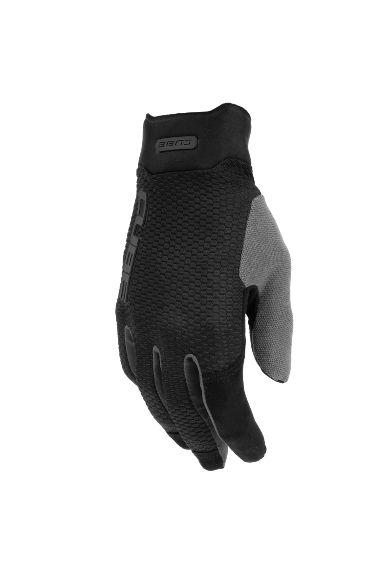 Cube Gloves Gravity Long Finger In Black