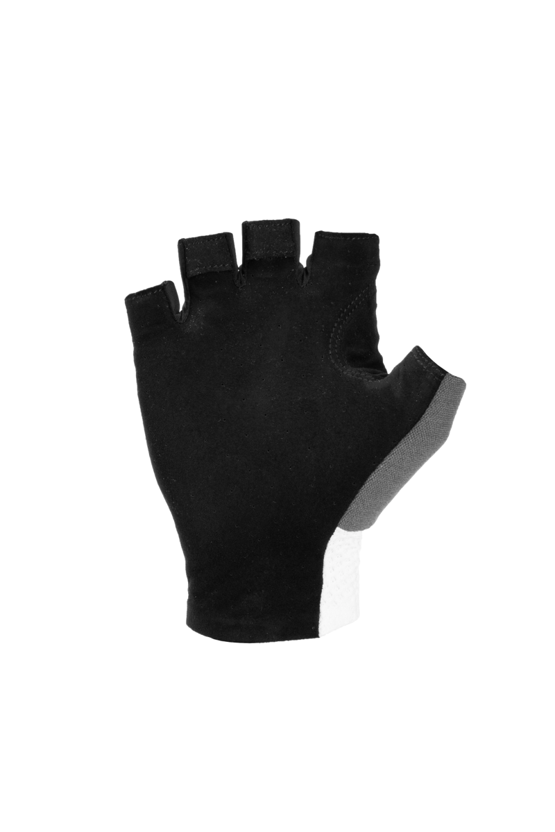 Cube Gloves Race Short Finger In White-1