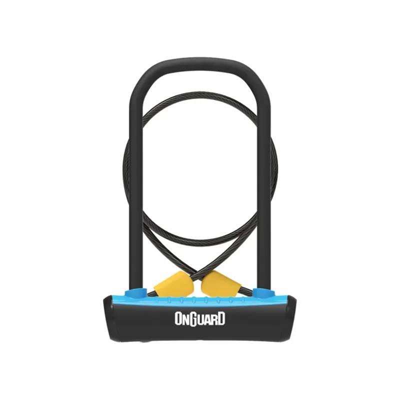 Neon U-Lock + Cable Blue 11mm 230mm 8154bu