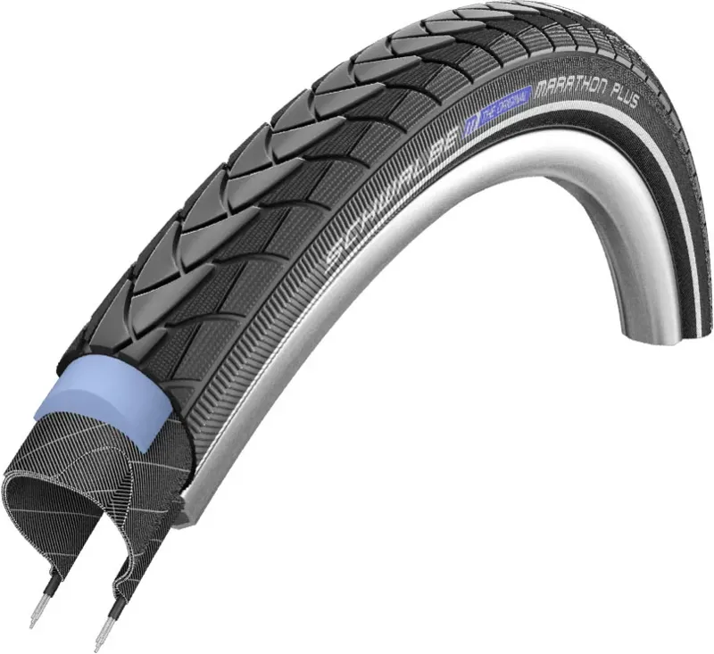 Schwalbe Marathon Plus Performance SmartGuard Rigid Endurance Compound Tyre In BLACK 700 x 38mm