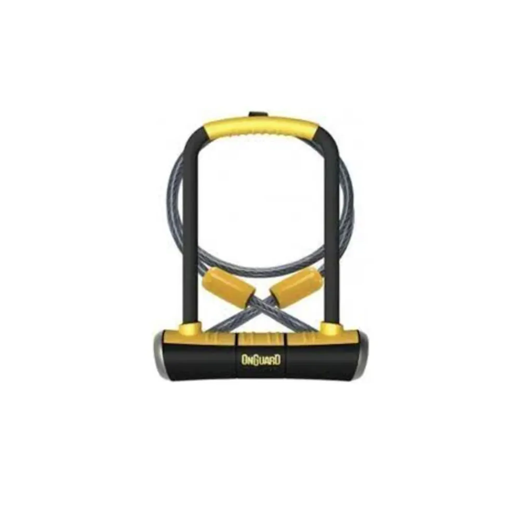 OnGuard Pitbull DT 8005 115x230x14mm U lock in Black Yellow