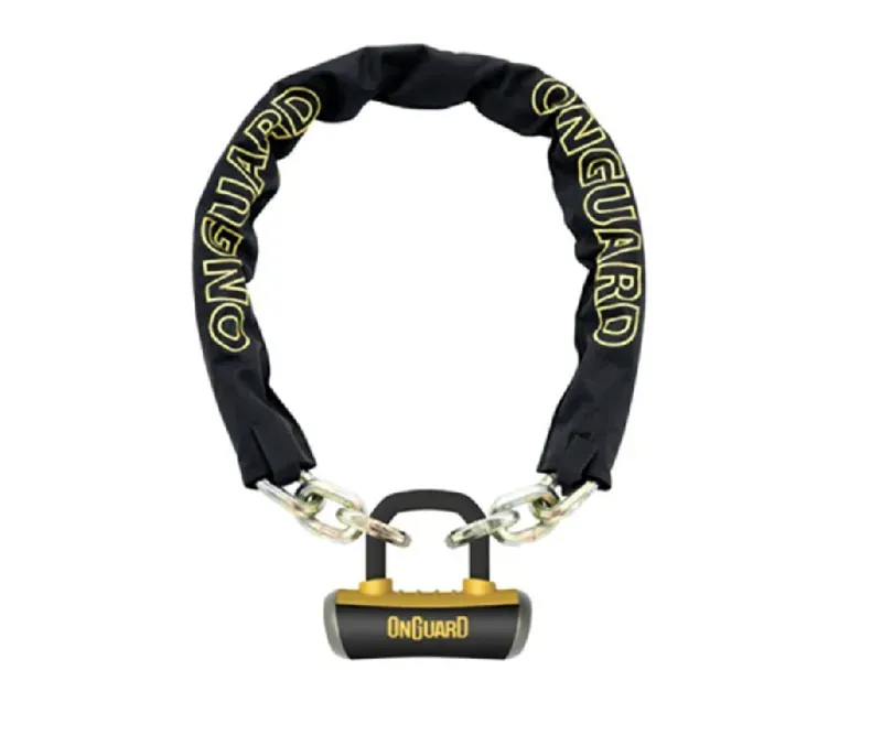 OnGuard Mastiff 8019 1100x10mm Chain Lock in Black/Yellow
