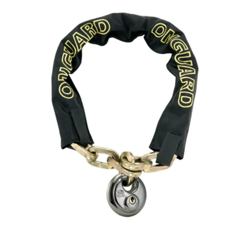 OnGuard Mastiff 8022D 800x8mm Chain Lock in Black/Yellow
