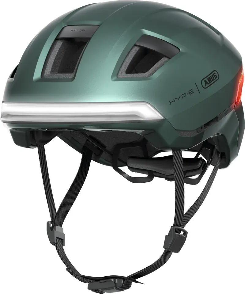 Abus HYP-E Urban Commuting Helmet in Jungle Green-1