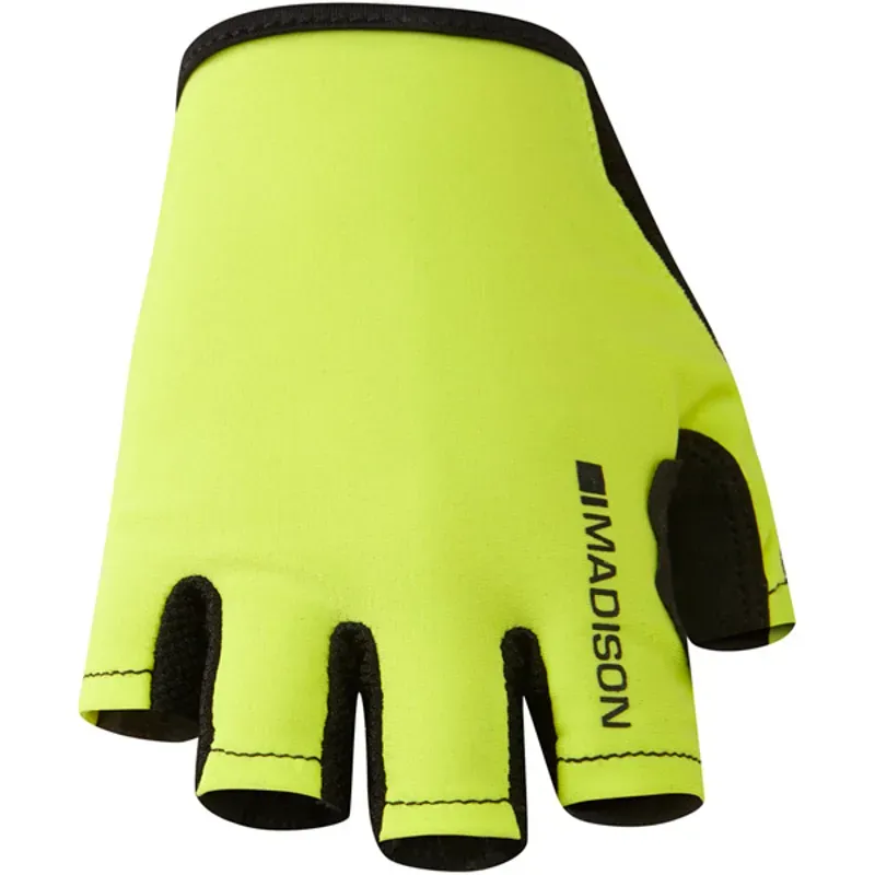 MADISON TRACK MITTS YELLOW N BLACK SMALL