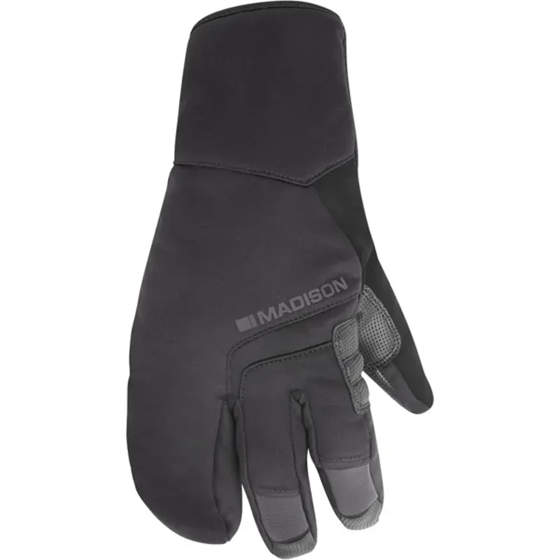 MADISON APEX GAUNTLET MENS WATERPROOF GLOVES - BLACK - MEDIUM