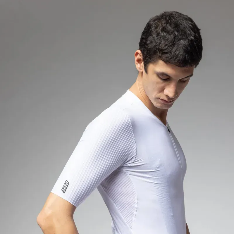 Ale Clothing Sprinter 2.0 R-EV1 Short Sleeved Jersey in White-2