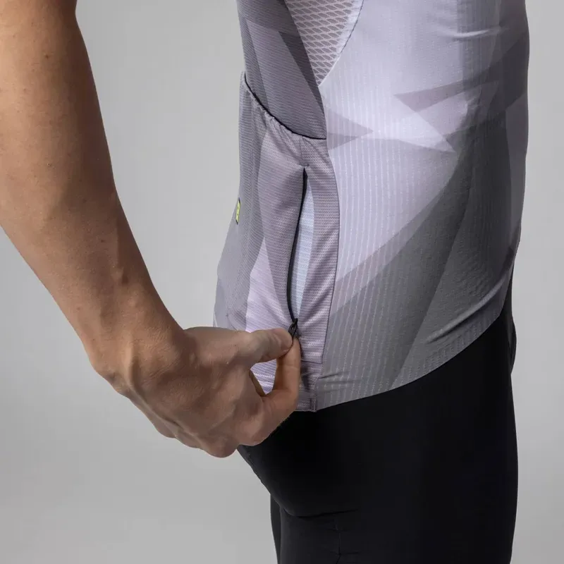 Ale Clothing Sprinter R-EV1 Short Sleeved Jersey in White-2