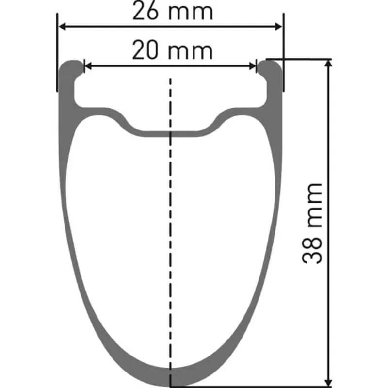 WHEL DT ARC11 WTS CS 38mm DB RR Black 700c-1