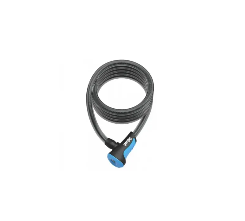 Neon Coil Cable Locks Blue 1