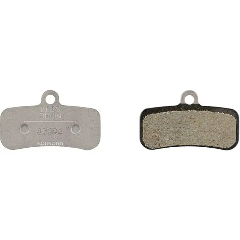 BRBX D03S Resin Pad and spring Steel Back Black pair