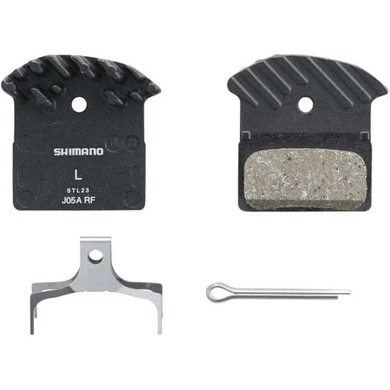 BRBX J05A Resin Pad and spring Alloy Back With Fin Black one size