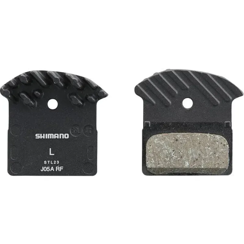 BRBX J05A Resin Pad and spring Alloy Back With Fin Black one size-1