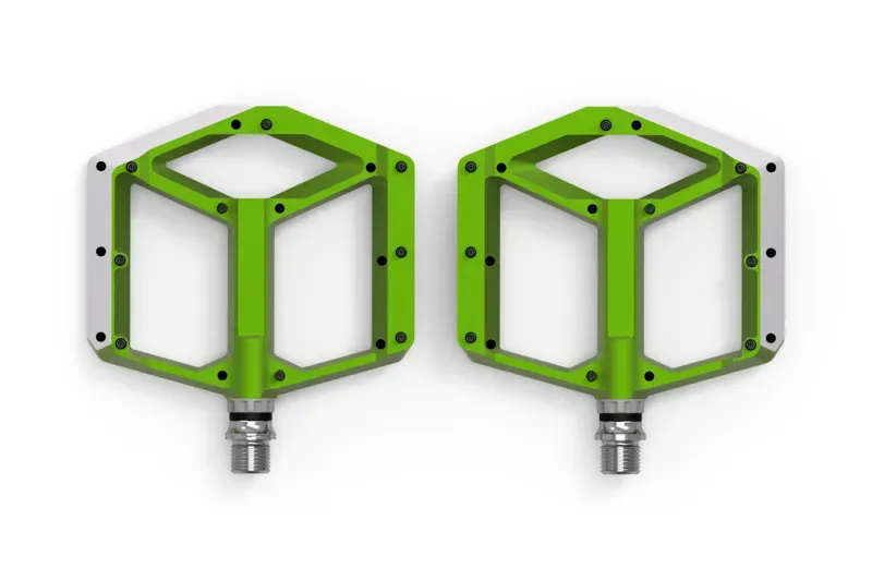 Acid Flat A1-CB Pedals in Green