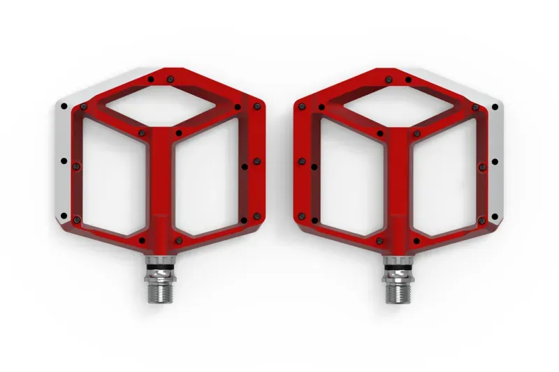 Acid Flat A1-CB Pedals in Red