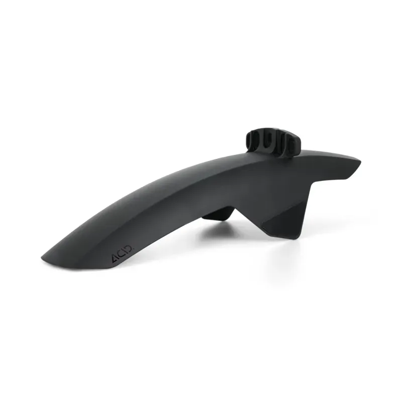 Acid Mud Shield Front Short Mudguard in Black