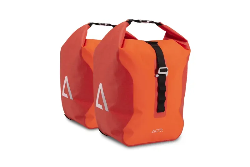 Acid Travlr Pro 20/2 Pannier Bags in Flame/Black