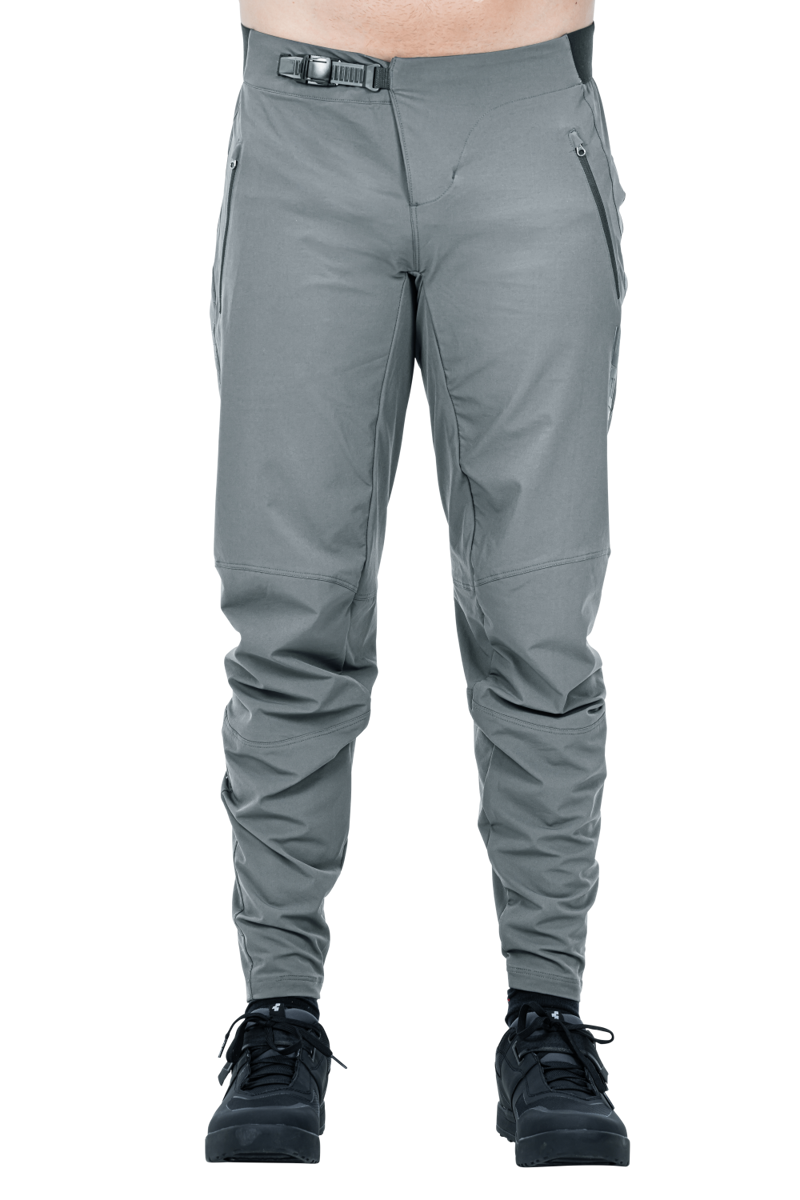 Cube Edge Mens Baggy Pants in Grey
