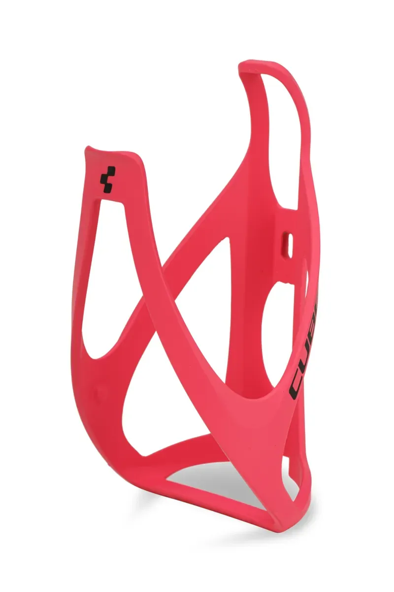Cube HPP Bottle Cage in Matt Coral/Black