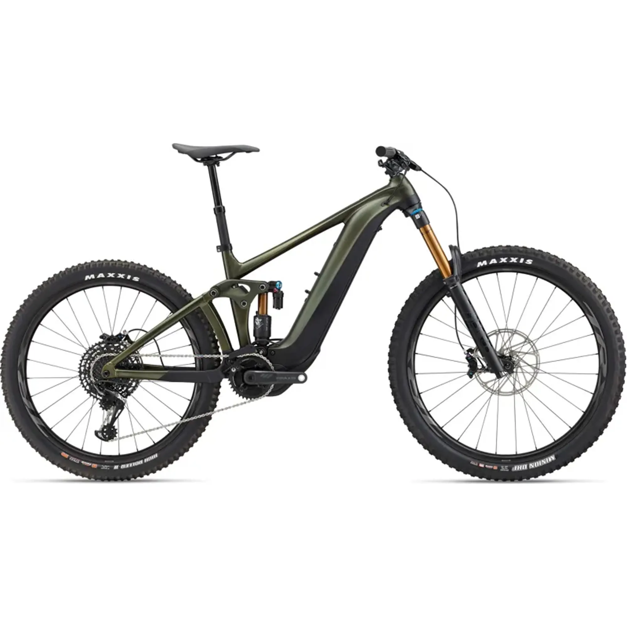 Giant Reign E+ MX Pro eMountain Bike in Phantom Green/Black