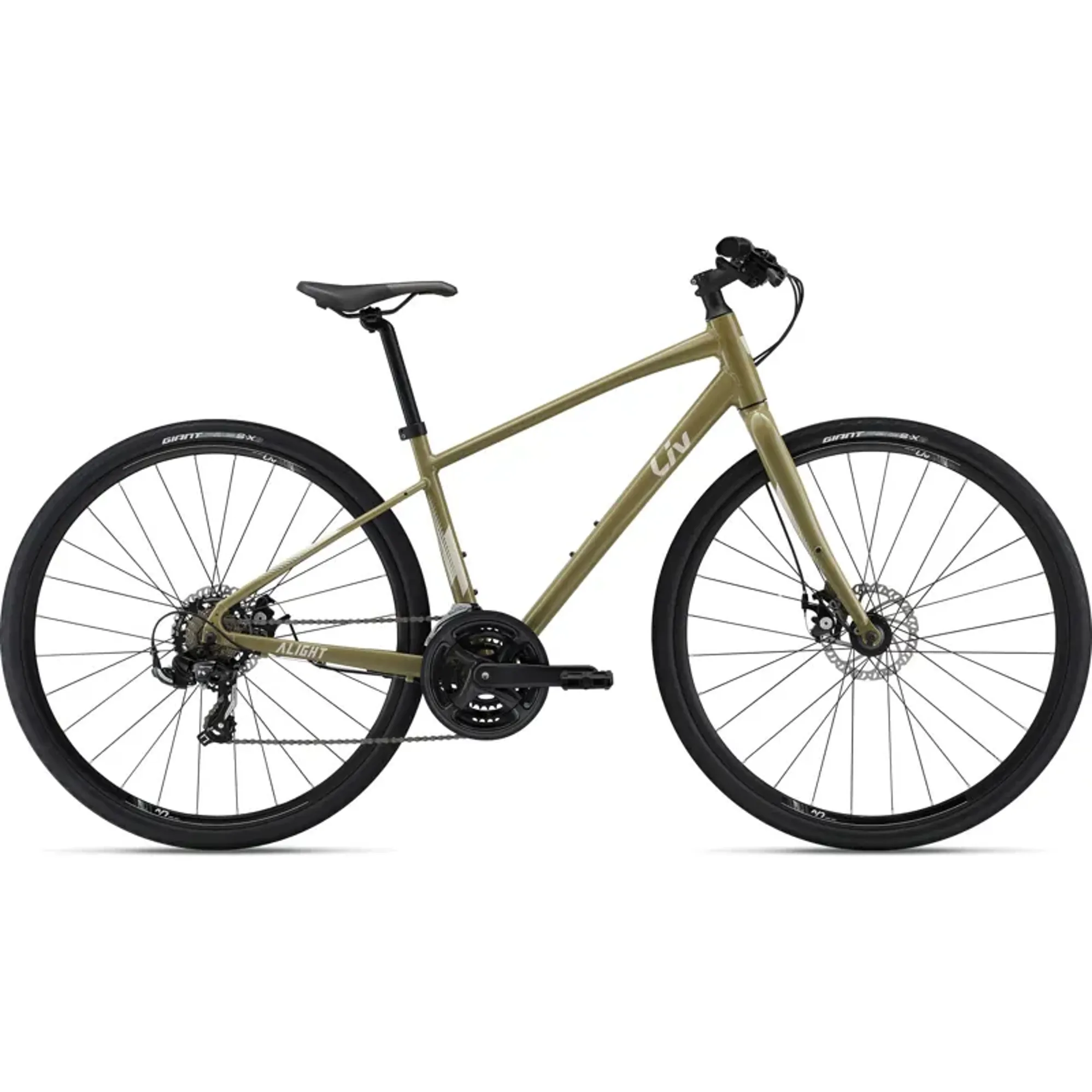 2022 Liv Alight DD Disc Womens Hybrid Bike in Pistachio