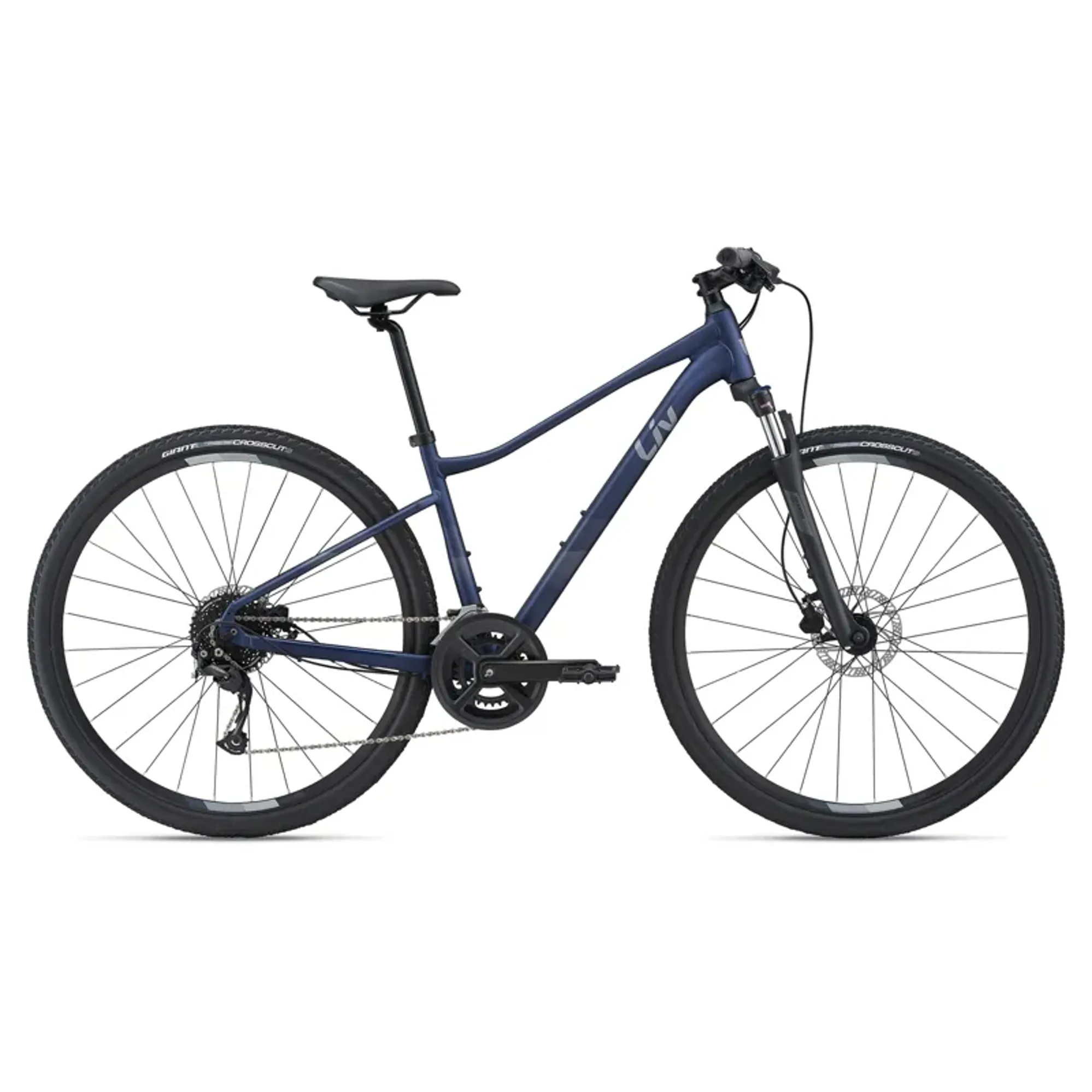 2021 Liv Rove Disc Womens Hybrid Bike in Blue