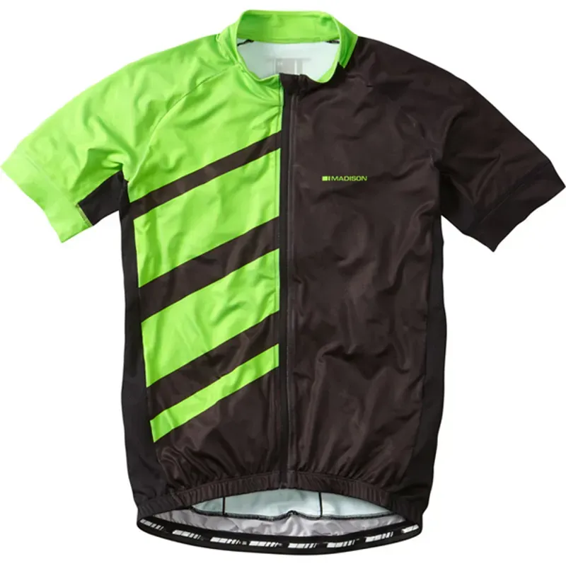 JERSEY Mad Sportive Race SS Men BK/GN MD Green Large