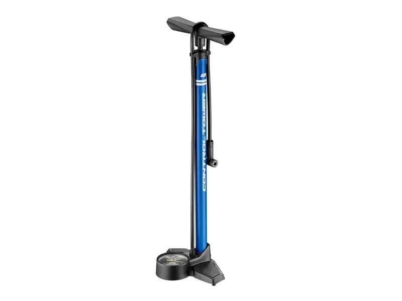 Giant Control Tower 2 Track Pump in Blue Dual Valve