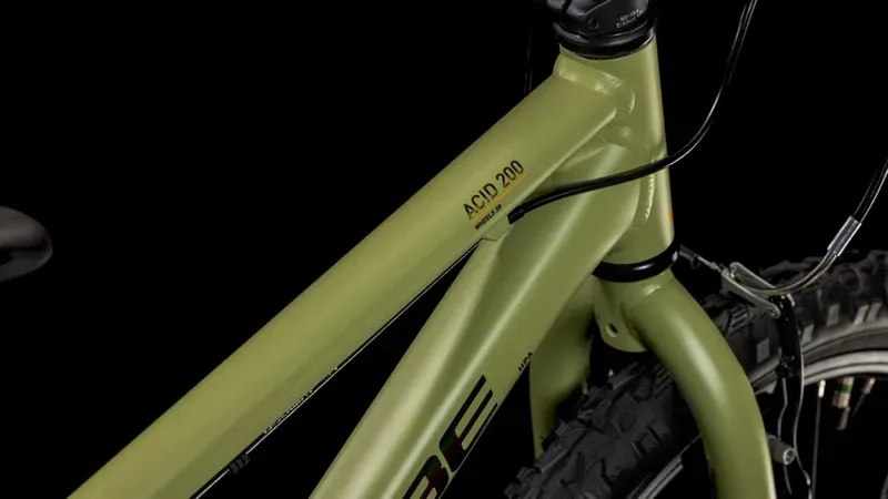 Cube Acid 200 2026 Kids Bike in Light Olive/Orange-2