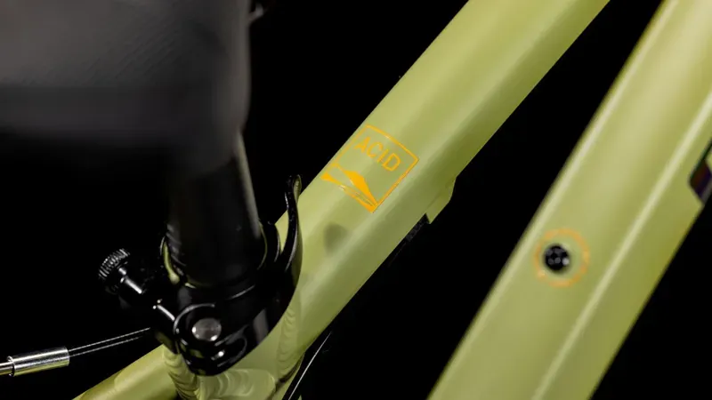 Cube Acid 200 2026 Kids Bike in Light Olive/Orange-3