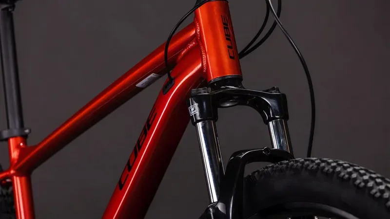 Cube Aim One Mountain Bike in Sundowner/Black-6