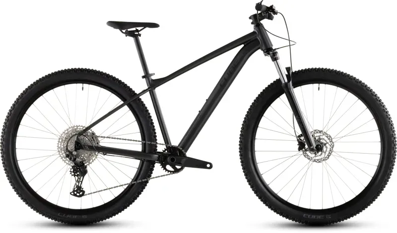 Cube Aim SLX Mountain Bike in Slate Black/Black