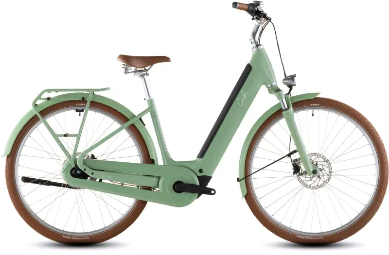 Cube Aruba Hybrid 600 eMountain Bike in Cactus/Brown
