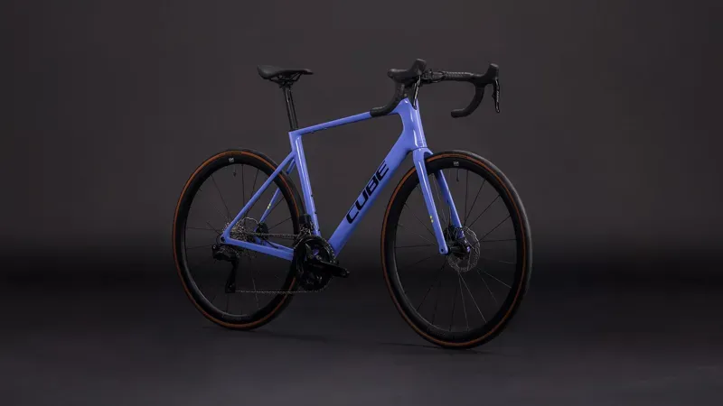 Cube Attain C:62 SLX Road Bike In Lucid Lilac/Black-1