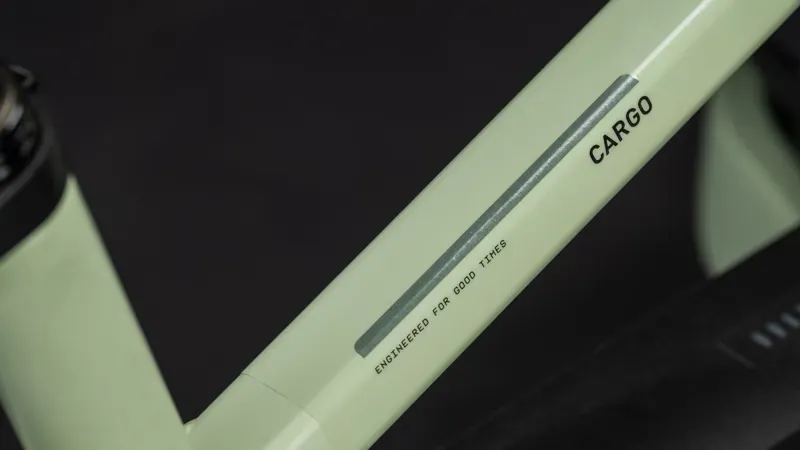 Cube Cargo Hybrid 800 E-Cargo Bike in Pea/Reflex-2