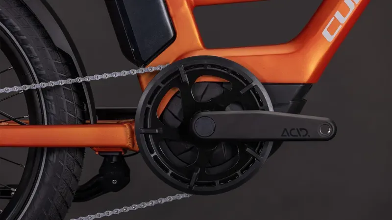 Cube Compact Hybrid 545 E-Hybrid Bike in Rust Orange-4