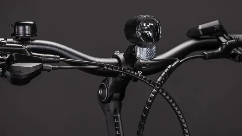 Cube Compact Hybrid 545 E-Hybrid Bike in Rust Orange-7