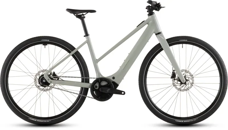 Cube Editor Hybrid SLX 400x 2026 Trapeze E-Hybrid Bike In Reed Beige/Chrome
