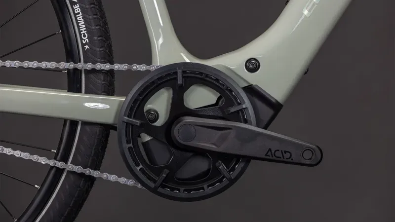 Cube Editor Hybrid SLX 400x 2026 Trapeze E-Hybrid Bike In Reed Beige/Chrome-5