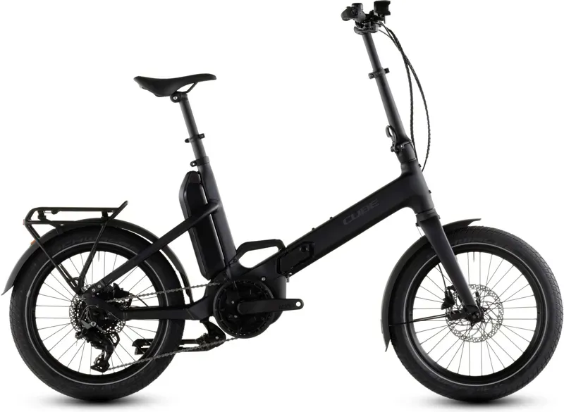 Cube Fold Hybrid 545 E-Bike in Coal/Reflex