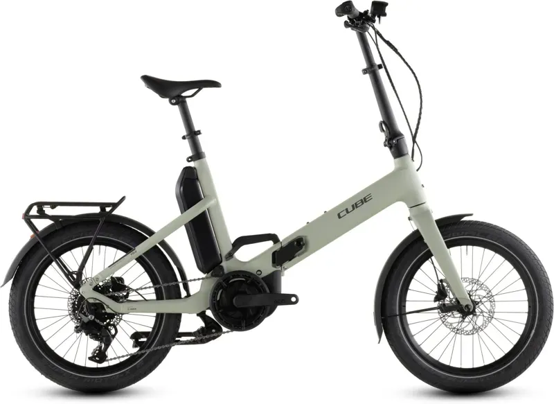Cube Fold Hybrid 545 E-Bike in Pea/Reflex