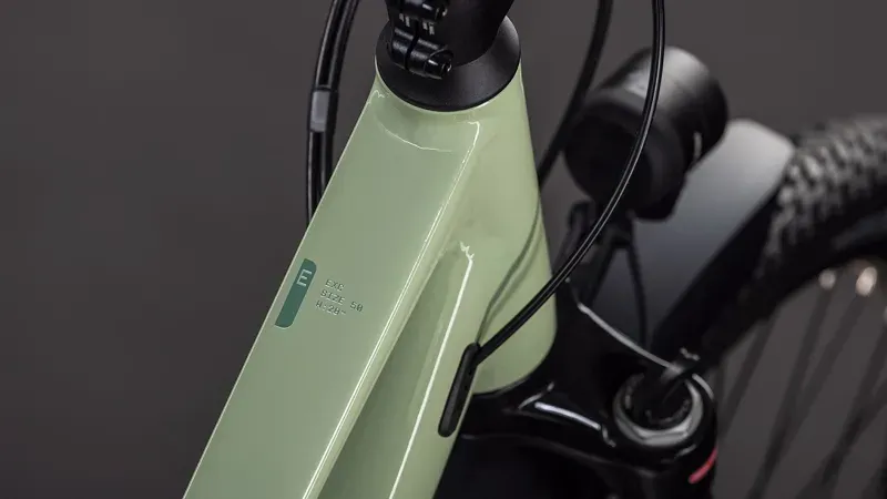 Cube Kathmandu EXC Hybrid Bike in Pea/Grey-9