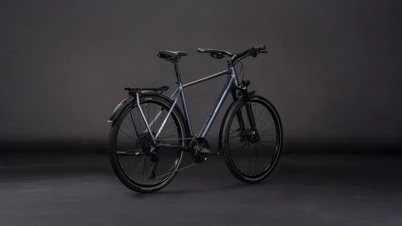 Cube Kathmandu EXC Hybrid Bike in Metallic Grey/Chrome-1