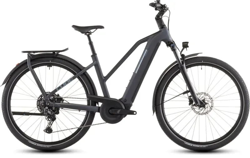 Cube Kathmandu Hybrid One 800 eHybrid Bike in Metallic Grey/Grey-1