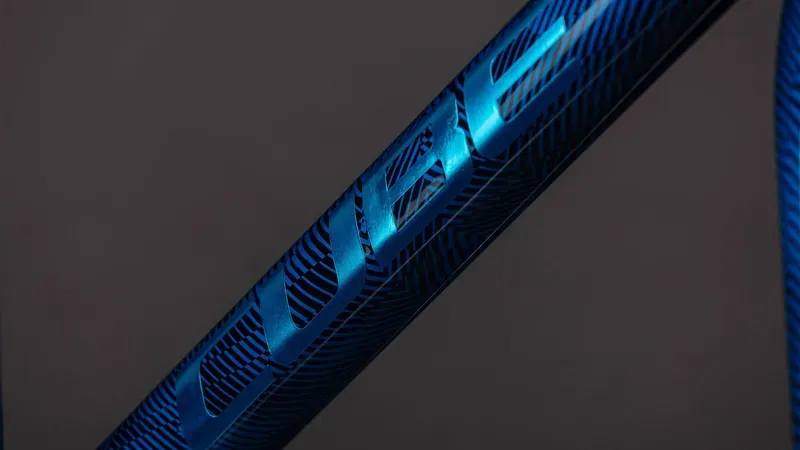 Cube Litening Air C:68X Road Bike Frameset in Blue Grid/Chrome-6