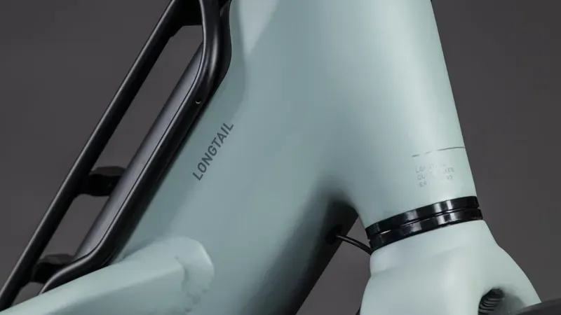 Cube Longtail Hybrid Comfort 800 eCargo Bike in Mineral Grey/Reflex-2