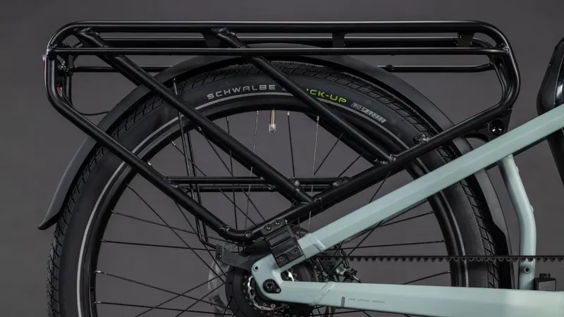 Cube Longtail Hybrid Comfort 800 eCargo Bike in Mineral Grey/Reflex-5