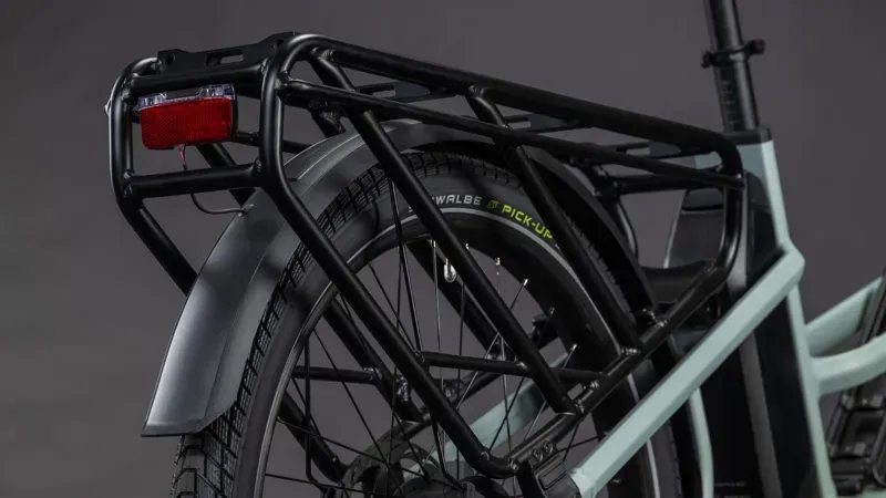 Cube Longtail Hybrid Comfort 800 eCargo Bike in Mineral Grey/Reflex-6